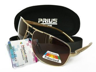 Okulary Polaryzacyjne Aviatory Niskie Brązowy 11C5