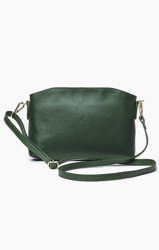 Vera Pelle Włoska Torebka Skóra Vezze Zielony 802