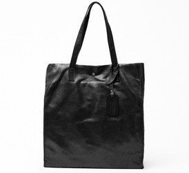 Vera Pelle Włoska Torebka Worek Skóra Czarny t15