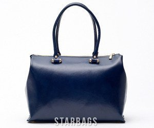 Vera Pelle Kuferek Włoska Torebka Skóra Granat t8