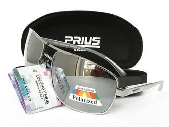 Okulary Polaryzacyjne Aviatory Niskie Srebrny 11C3