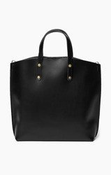 Vera Pelle Włoska Torebka Skóra Shopper Czarny 840