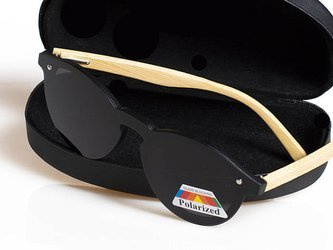 Okulary Drewniane Polaryzacyjne Przeciwsłoneczne Nerdy Lustrzanki