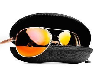 OKULARY MĘSKIE POLARYZACYJNE PRIUS PILOTKI FLEKS AVIATOR