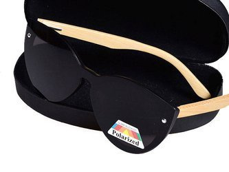 Okulary Drewniane Polaryzacyjne Przeciwsłoneczne Kocie Oczy Lustrzanki