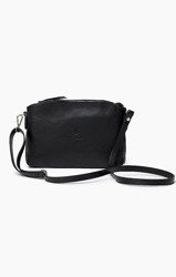 Vera Pelle Włoska Torebka Skóra Vezze Czarny 802