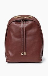 Vera Pelle Włoska Torebka Skóra Plecak Brązowy 744