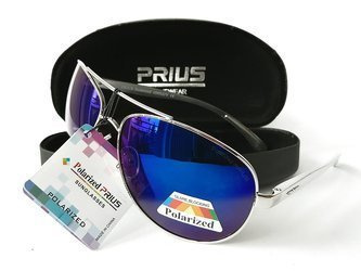 OKULARY MĘSKIE POLARYZACYJNE PRIUS PILOTKI FLEKS AVIATOR