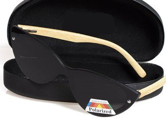 Okulary Damskie Drewniane Polaryzacyjne Przeciwsłoneczne Nerdy Lustrzanki